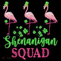 Shenanigan Squad Irish Flamingo Leprechaun St Patrick's Day Coffee Mug thumb 5