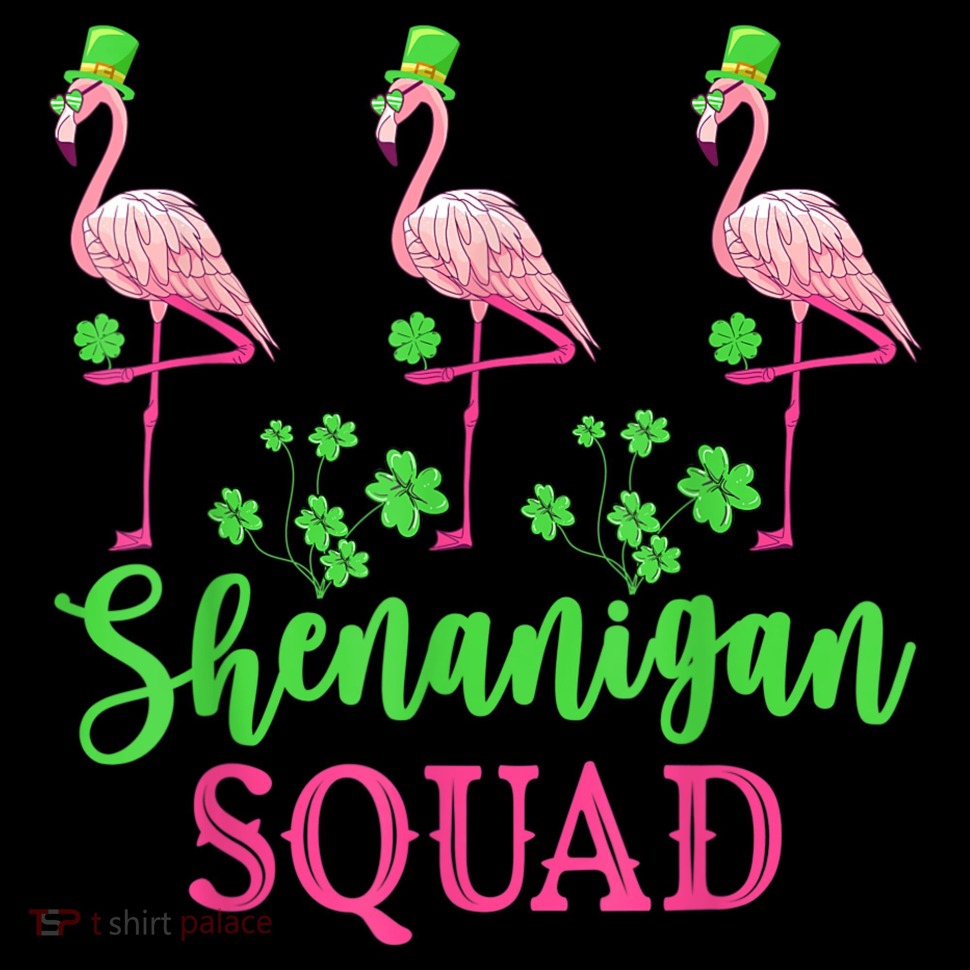 Shenanigan Squad Irish Flamingo Leprechaun St Patrick's Day Coffee Mug