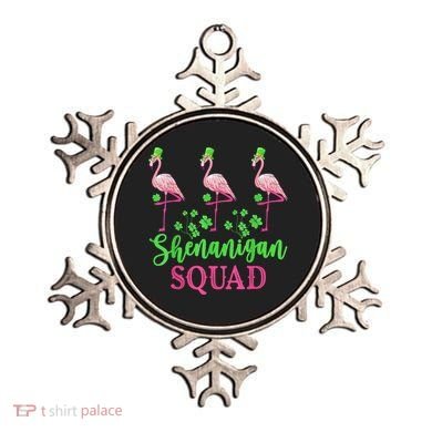 Shenanigan Squad Irish Flamingo Leprechaun St Patrick's Day Ornament