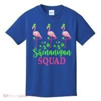 Shenanigan Squad Irish Flamingo Leprechaun St Patrick's Day Kids T-Shirt thumb 0