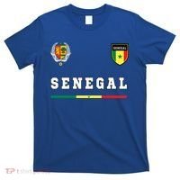 Senegal Sport/soccer Jersey Tee Flag Football Dakar Gift T-Shirt thumb 0