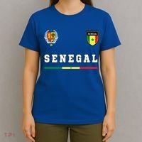 Senegal Sport/soccer Jersey Tee Flag Football Dakar Gift T-Shirt thumb 4