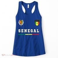 Senegal Sport/soccer Jersey Tee Flag Football Dakar Gift Women's Tank Top thumb 0