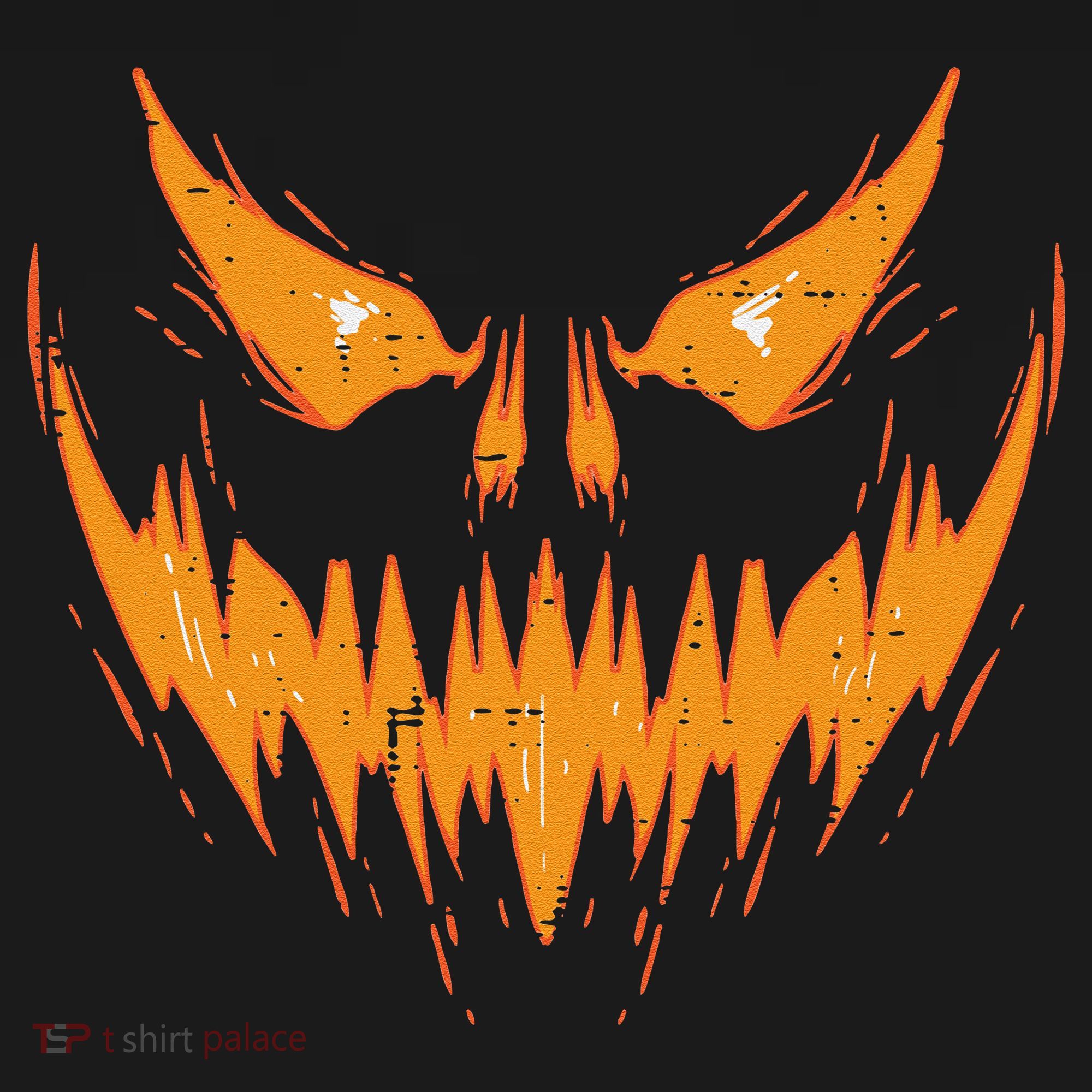 Scary Spooky Jack O Lantern Face Pumpkin Halloween Funny Bucket Hat