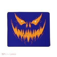 Scary Spooky Jack O Lantern Face Pumpkin Halloween Funny Mousepad thumb 0