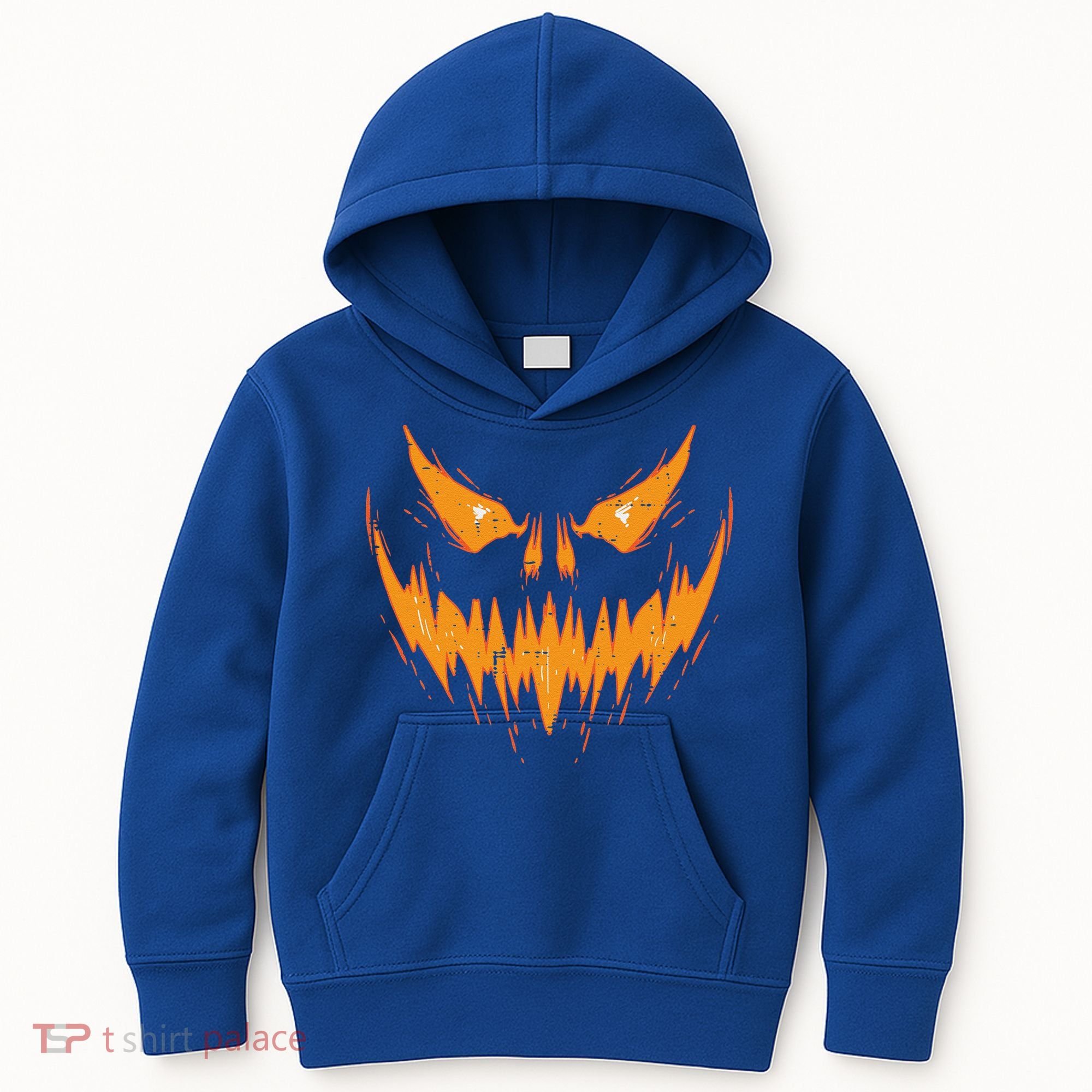 Scary Spooky Jack O Lantern Face Pumpkin Halloween Funny Kids Hoodie