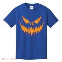 Scary Spooky Jack O Lantern Face Pumpkin Halloween Funny Kids T-Shirt thumb 0