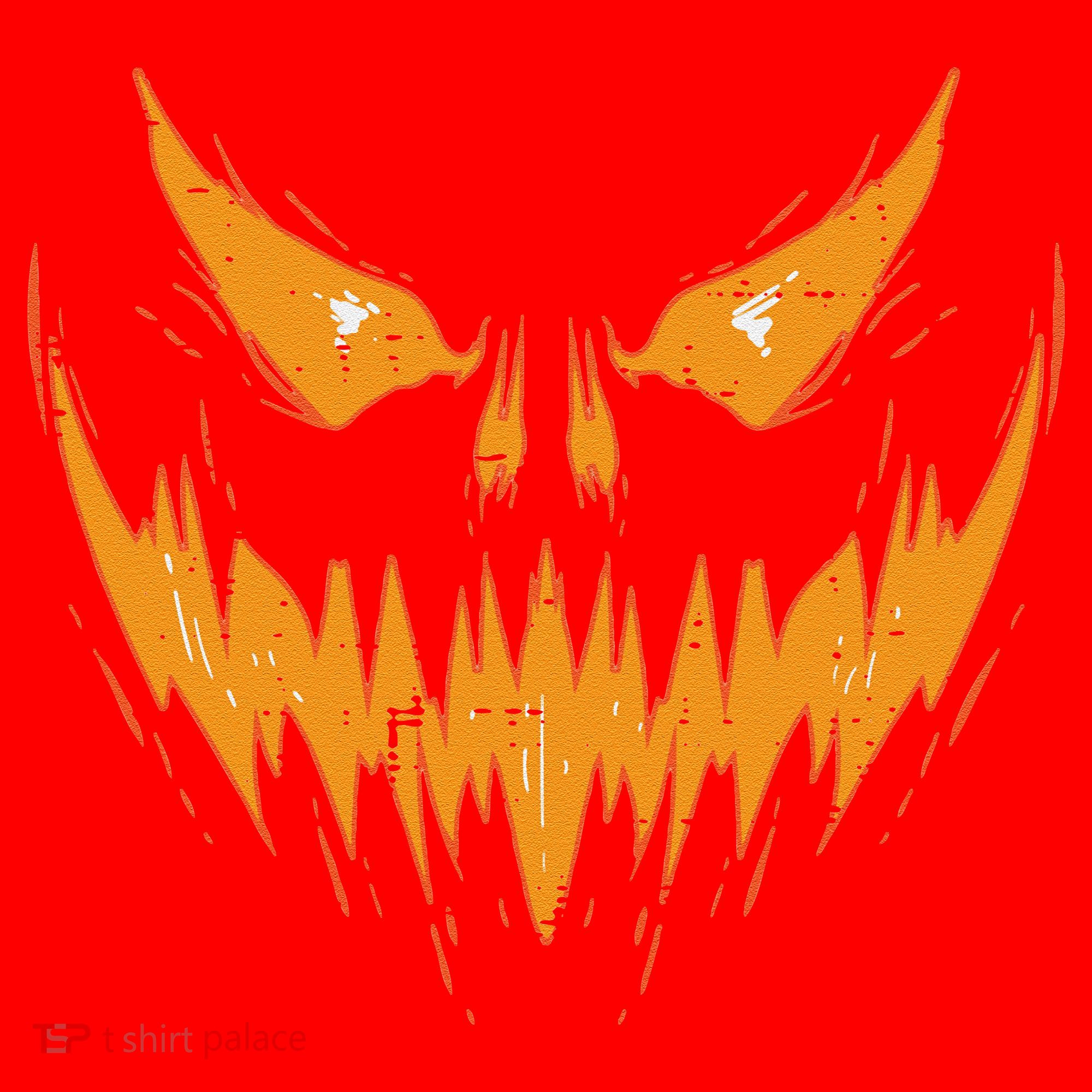 Scary Spooky Jack O Lantern Face Pumpkin Halloween Funny Santa Hat