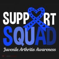 Support Squad Juvenile Arthritis Awareness Wear Meaningful Gift USA-Made Doggie Bandana thumb 2