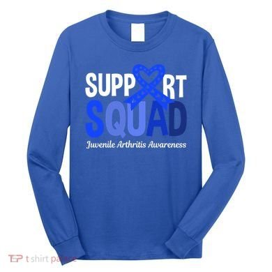 Support Squad Juvenile Arthritis Awareness Wear Meaningful Gift Long Sleeve Shirt