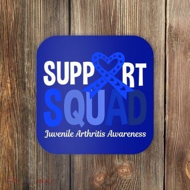 Support Squad Juvenile Arthritis Awareness Wear Meaningful Gift Coaster