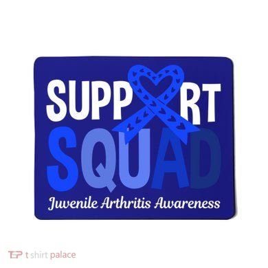 Support Squad Juvenile Arthritis Awareness Wear Meaningful Gift Mousepad