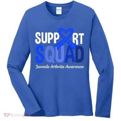Support Squad Juvenile Arthritis Awareness Wear Meaningful Gift Women's Long Sleeve Shirt