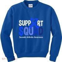 Support Squad Juvenile Arthritis Awareness Wear Meaningful Gift Kids Sweatshirt thumb 0