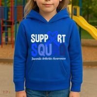 Support Squad Juvenile Arthritis Awareness Wear Meaningful Gift Kids Hoodie thumb 3