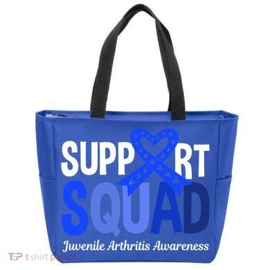 Support Squad Juvenile Arthritis Awareness Wear Meaningful Gift Tote Bag