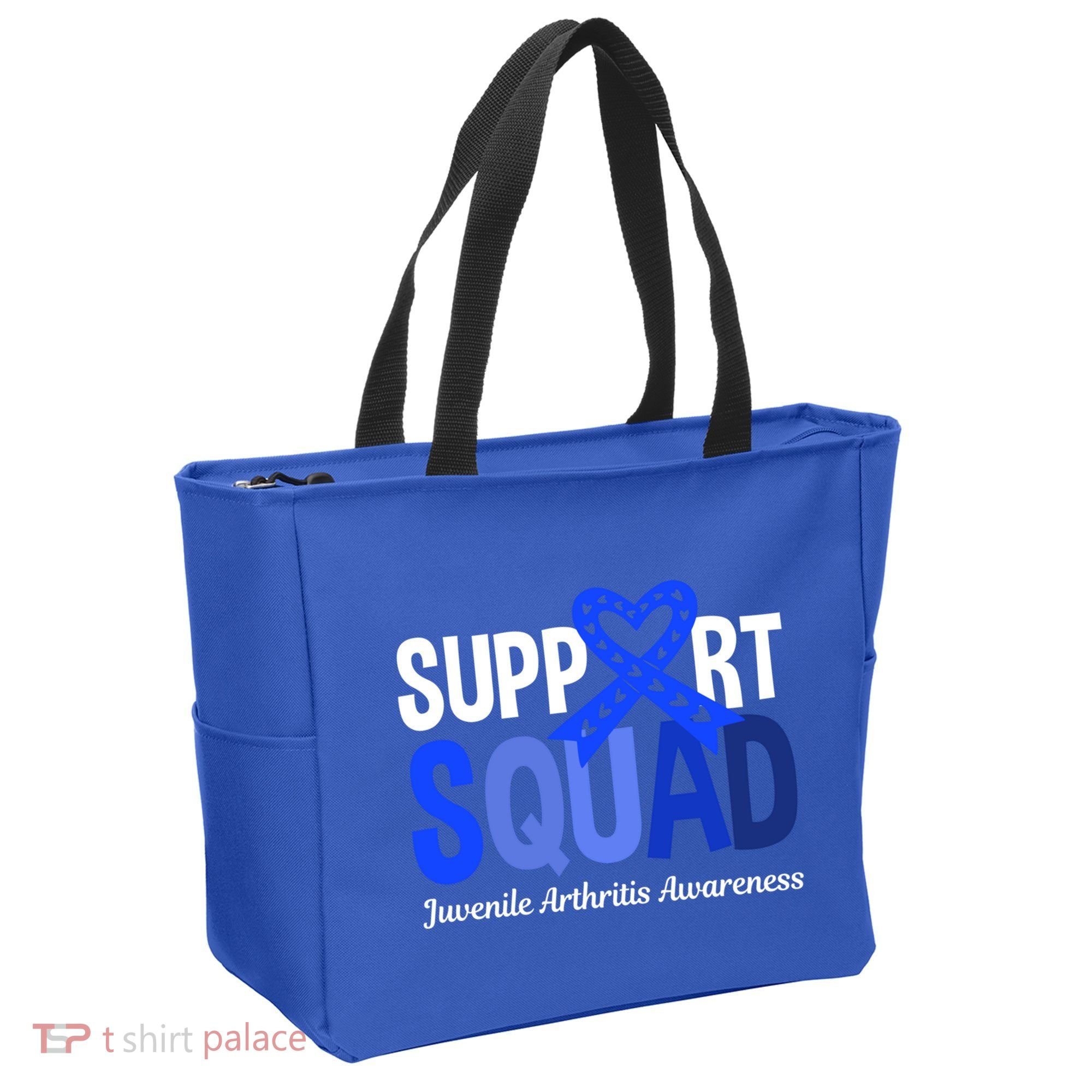 Support Squad Juvenile Arthritis Awareness Wear Meaningful Gift Tote Bag
