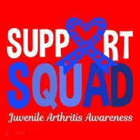 Support Squad Juvenile Arthritis Awareness Wear Meaningful Gift Santa Hat thumb 1