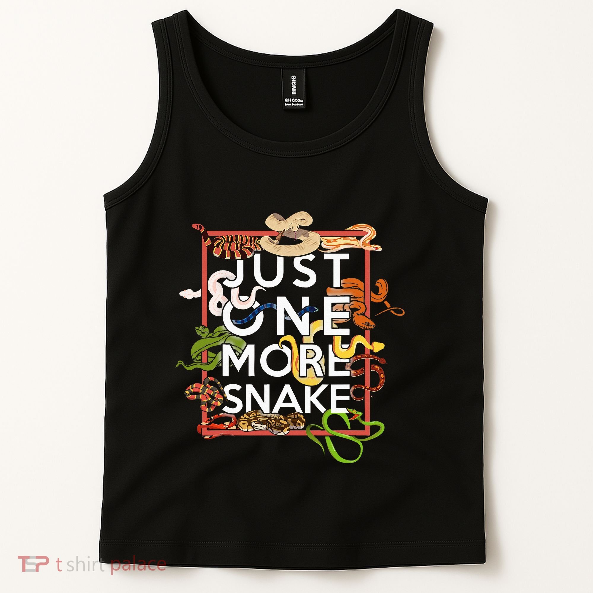 Snake Serpent Just One More Snake Tank Top