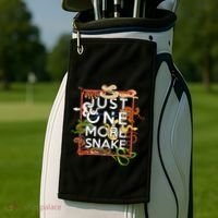 Snake Serpent Just One More Snake Golf Towel thumb 2
