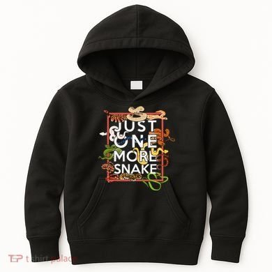 Snake Serpent Just One More Snake Kids Hoodie