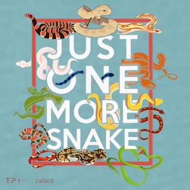 Snake Serpent Just One More Snake Sueded Cloud Jersey T-Shirt