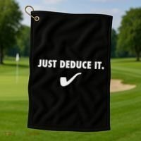Sherlock S Just Deduce It Golf Towel thumb 1