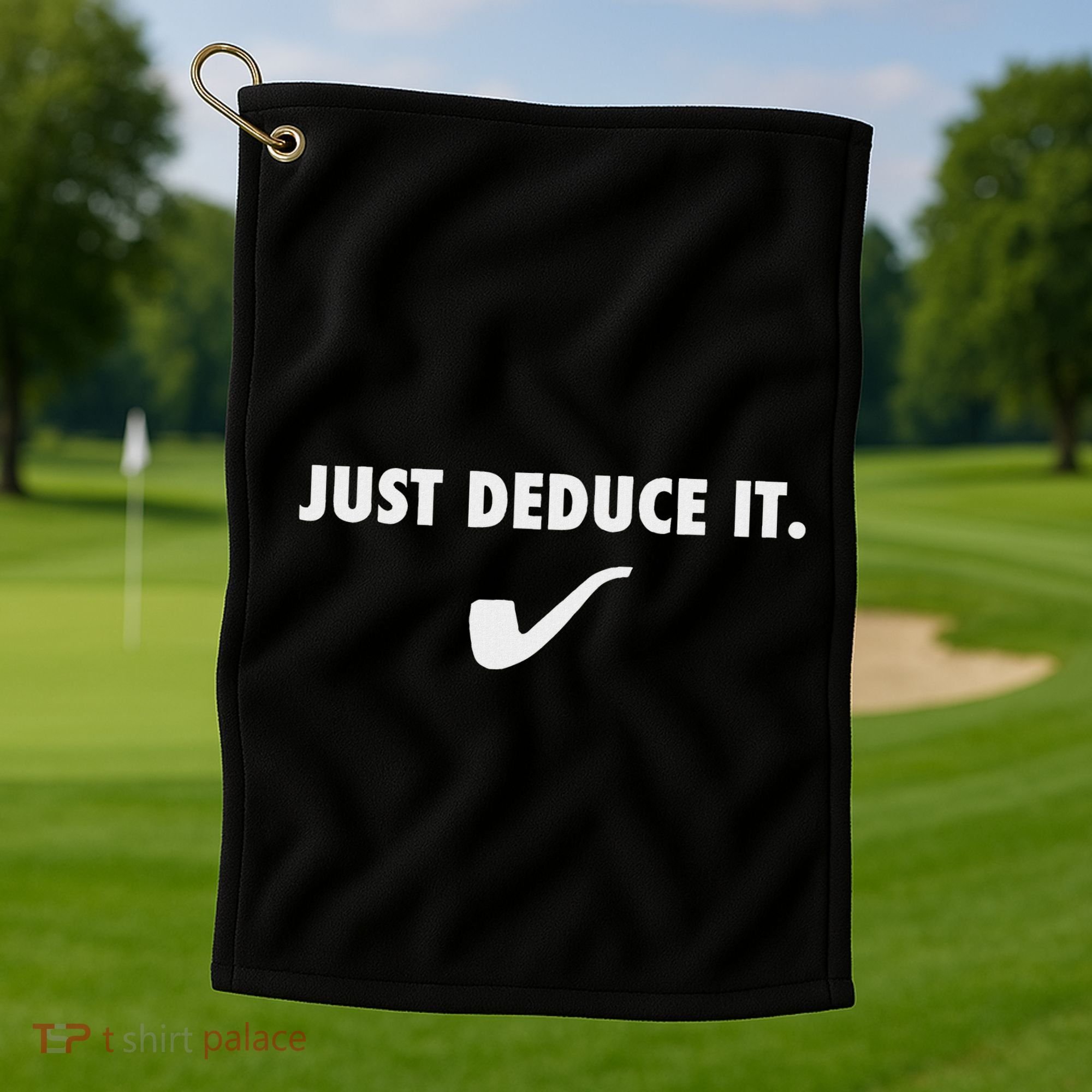 Sherlock S Just Deduce It Golf Towel