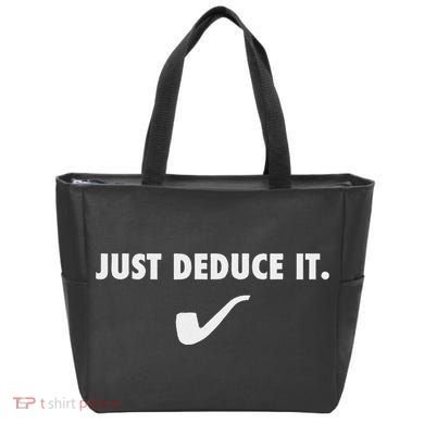 Sherlock S Just Deduce It Tote Bag