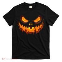 Scary Spooky Jack O Lantern Face Pumpkin Halloween T-Shirt thumb 0