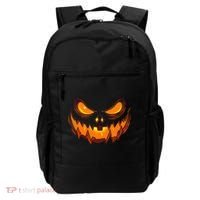 Scary Spooky Jack O Lantern Face Pumpkin Halloween Backpack thumb 0
