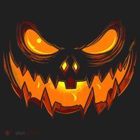 Scary Spooky Jack O Lantern Face Pumpkin Halloween Beanie thumb 2