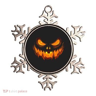 Scary Spooky Jack O Lantern Face Pumpkin Halloween Ornament