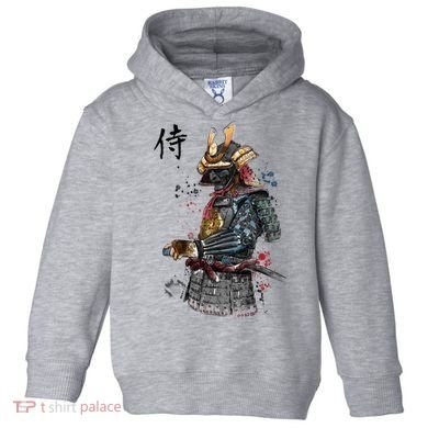 Samurai Spirit Japanese Style Toddler Hoodie