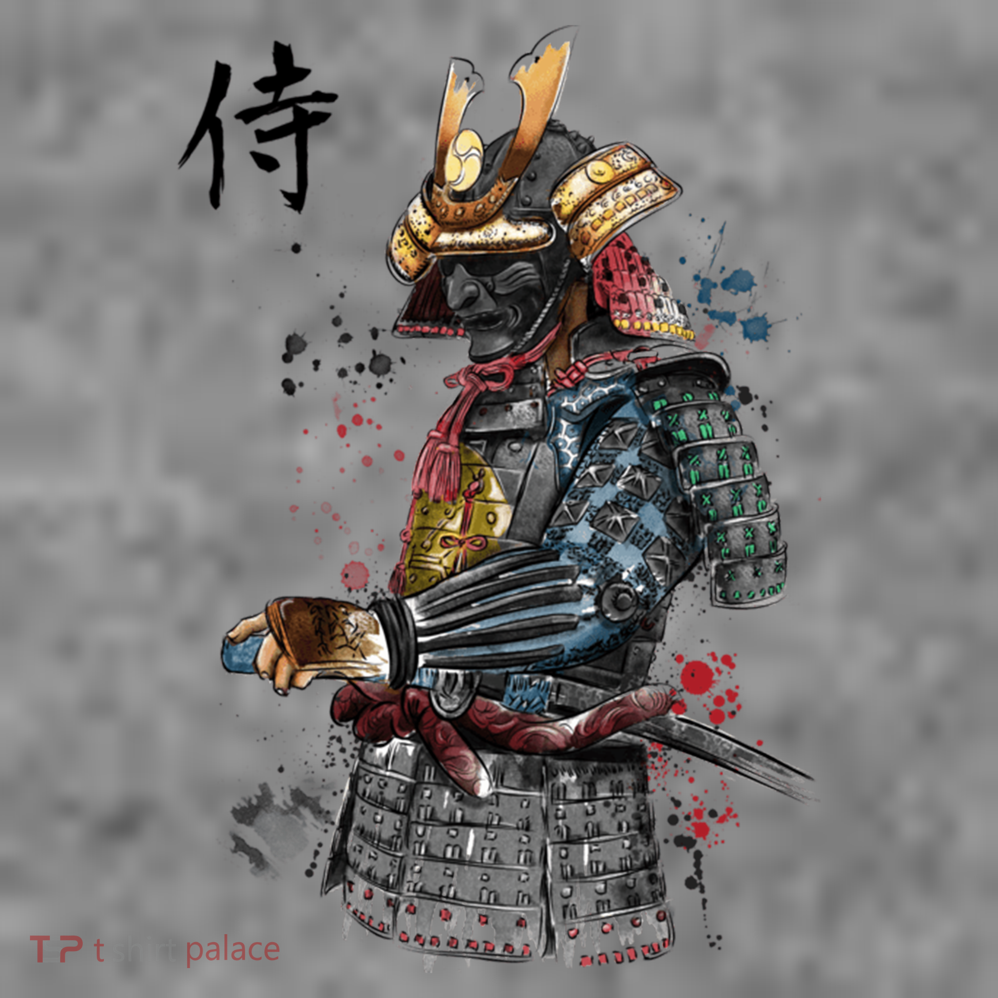 Samurai Spirit Japanese Style Toddler Hoodie