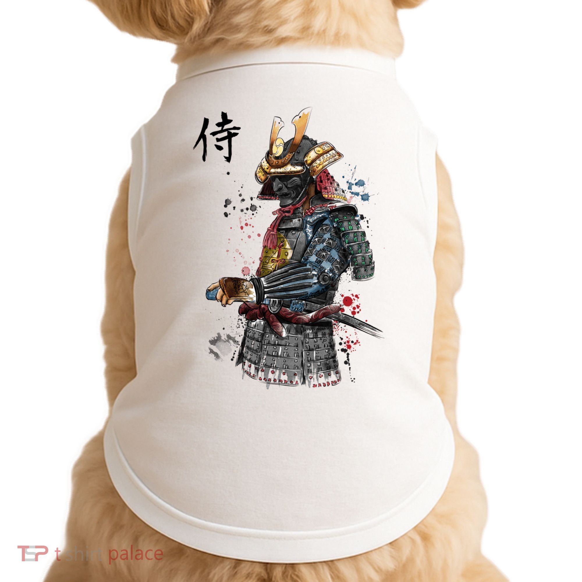 Samurai Spirit Japanese Style Doggie Tank