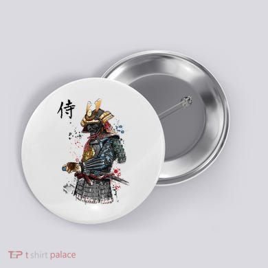 Samurai Spirit Japanese Style Button