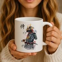 Samurai Spirit Japanese Style Coffee Mug thumb 3