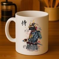 Samurai Spirit Japanese Style Coffee Mug thumb 4