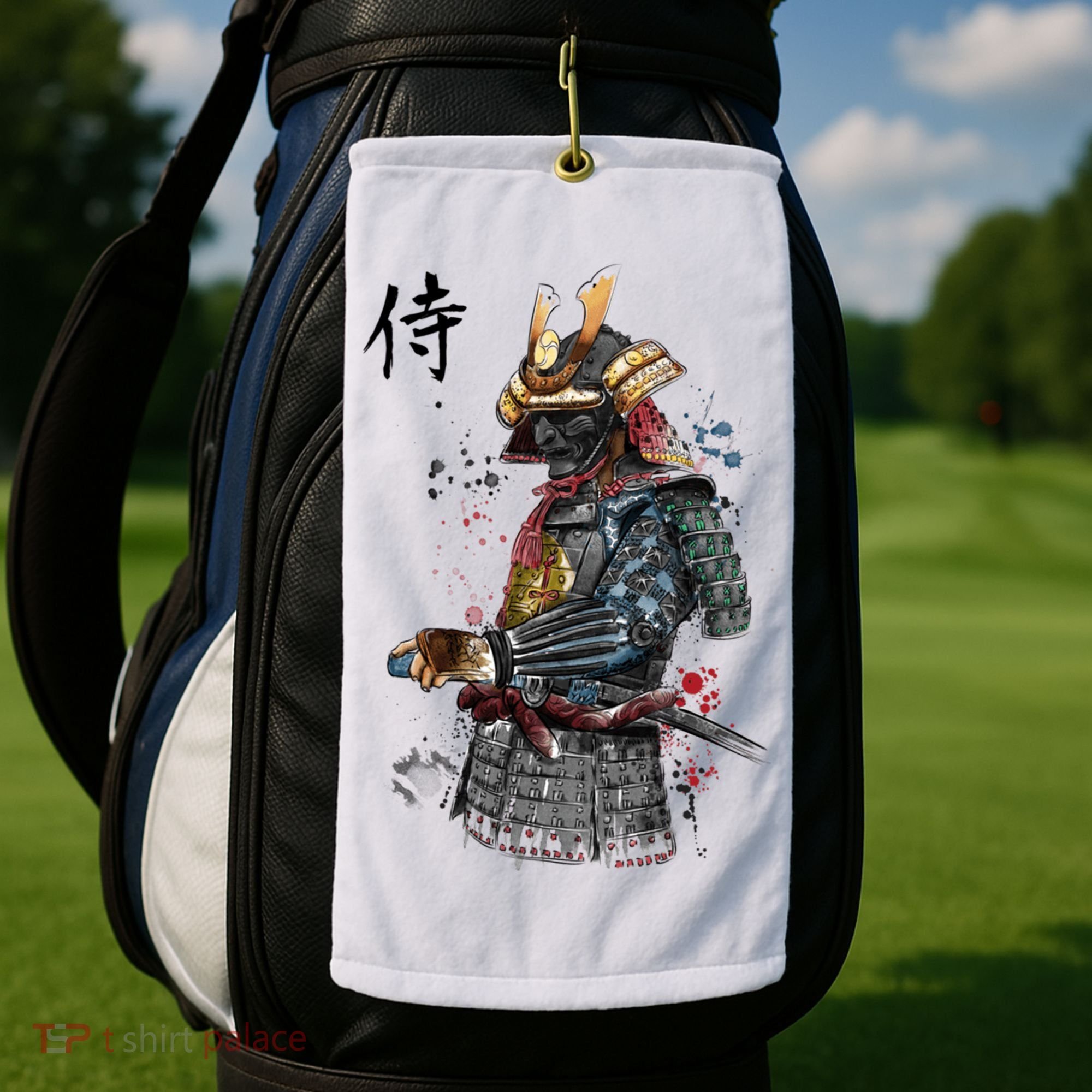 Samurai Spirit Japanese Style Golf Towel