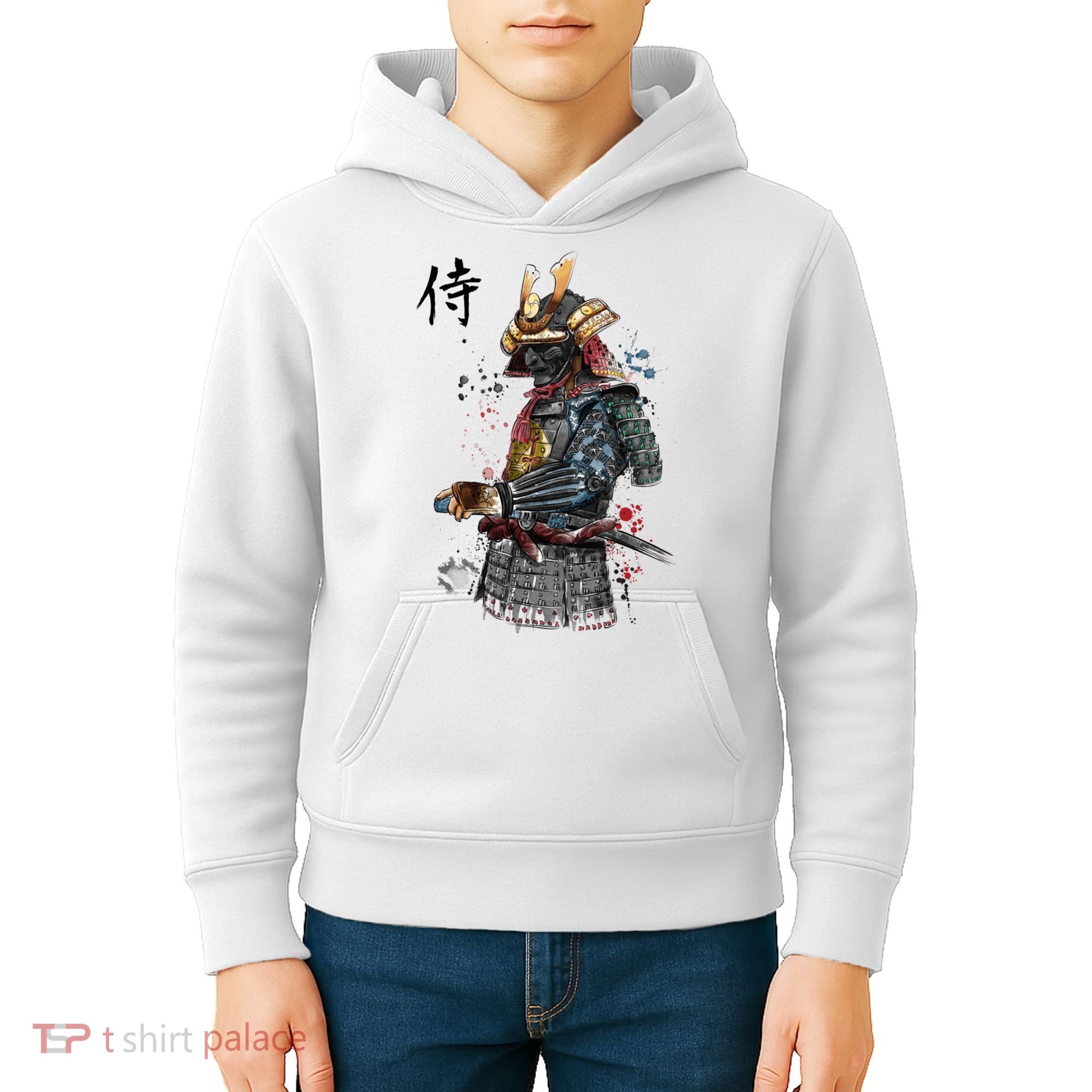 Samurai Spirit Japanese Style Kids Hoodie