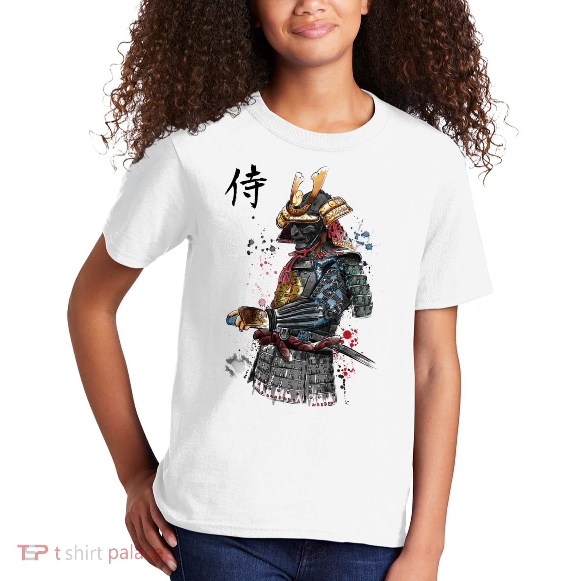 Samurai Spirit Japanese Style Kids T-Shirt