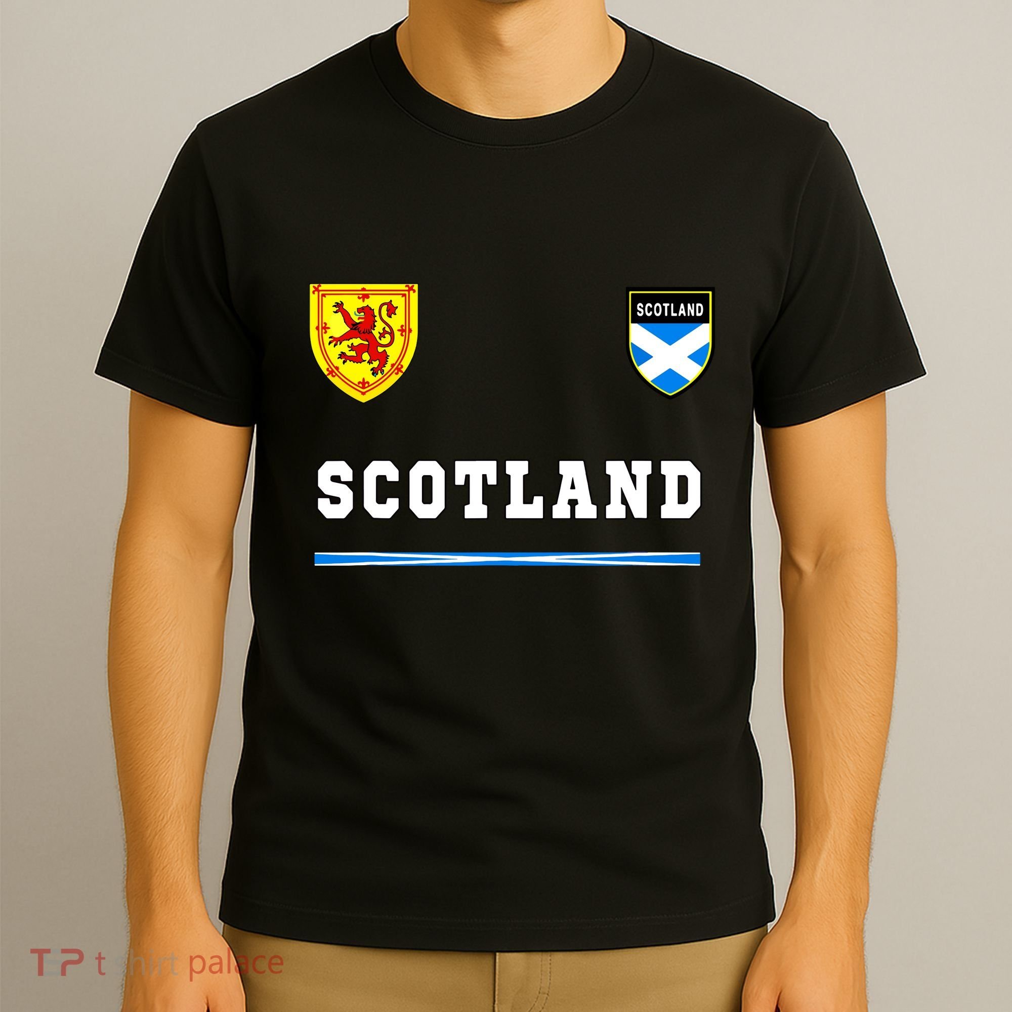 Scotland Sportssoccer Jersey Flag Football T-Shirt