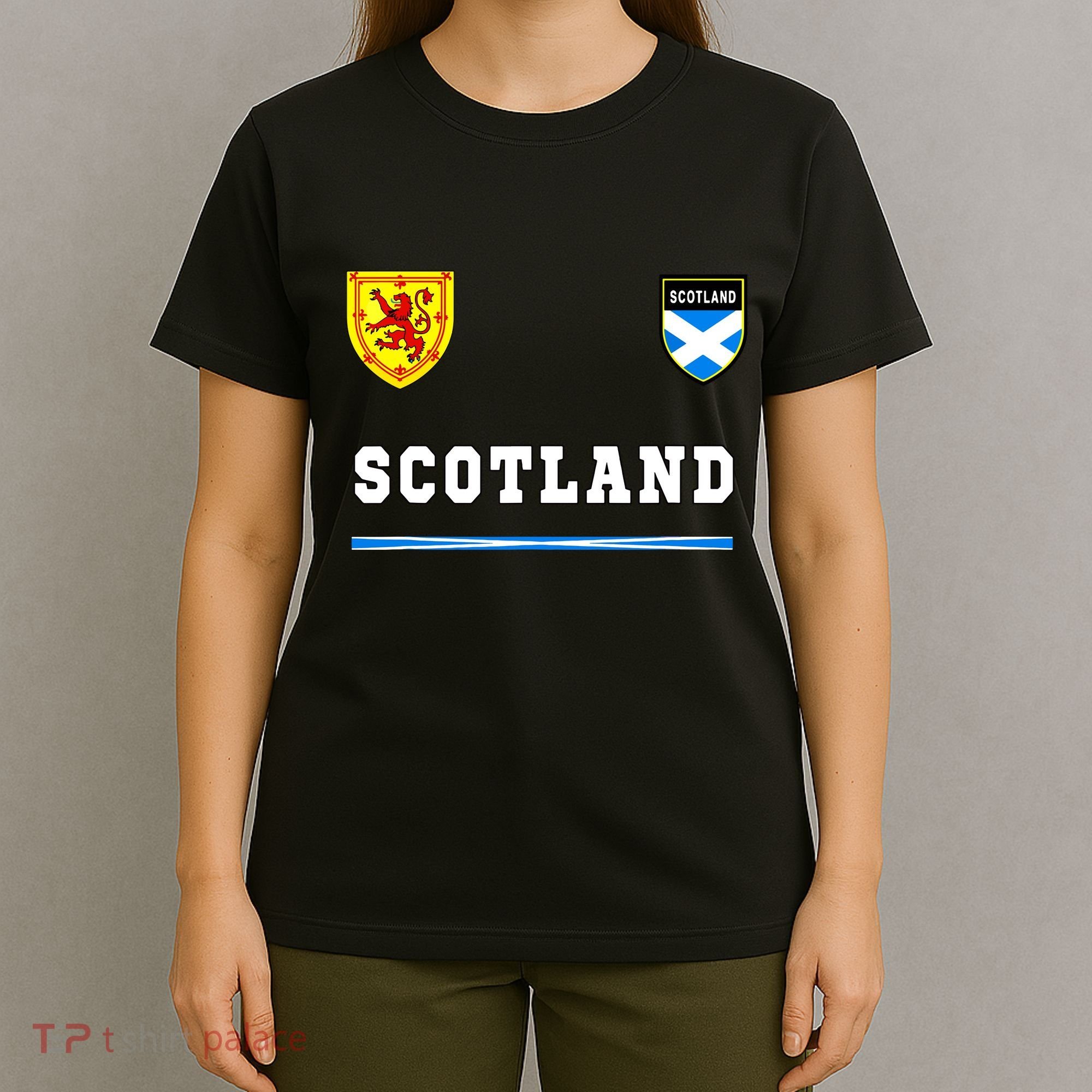 Scotland Sportssoccer Jersey Flag Football T-Shirt