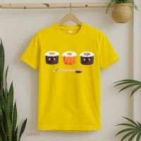 Sushi Set Japanese Sushi Graphic Plus Size Shirt For Girl Boy Unisex T-Shirt thumb 2