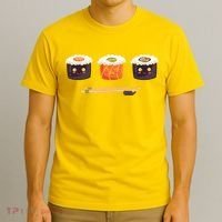 Sushi Set Japanese Sushi Graphic Plus Size Shirt For Girl Boy Unisex T-Shirt thumb 3