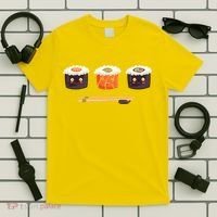 Sushi Set Japanese Sushi Graphic Plus Size Shirt For Girl Boy Unisex T-Shirt thumb 5