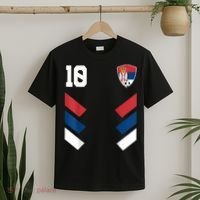 Serbia Soccer Jersey Serbian Football Shirt Flag T-Shirt thumb 2
