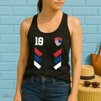 Serbia Soccer Jersey Serbian Football Shirt Flag Women's Tank Top thumb 2