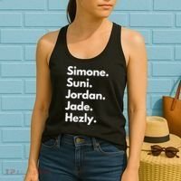 Simone. Suni. Jordan. Jade. Hezly Women's Tank Top thumb 2